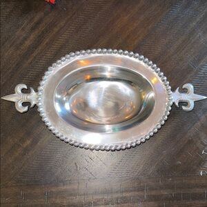 Fleur de Lis Collection Serving Bowl